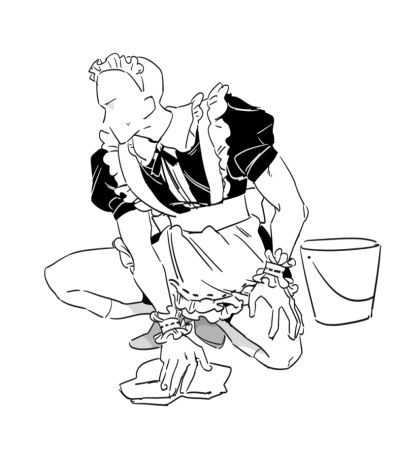 Наряд горничной референс