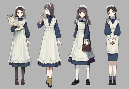 Аниме фембой горничная