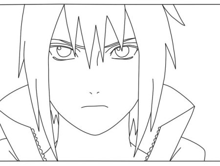 Саске для срисовки легко