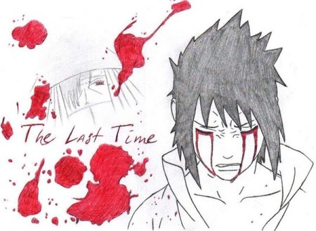 Кровавые рисунки карандашом