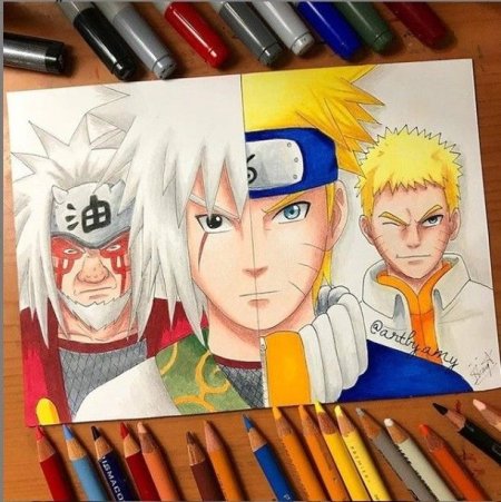 Наруто холст Итачи