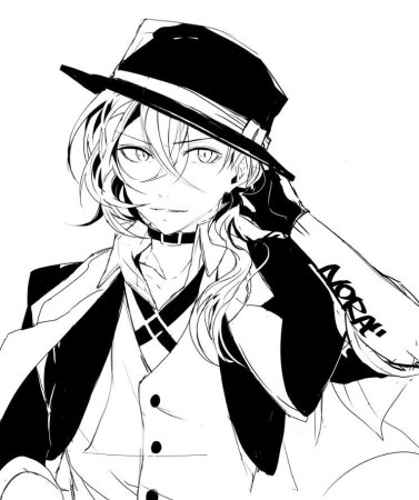 Чуя Накахара в манге бродячие псы