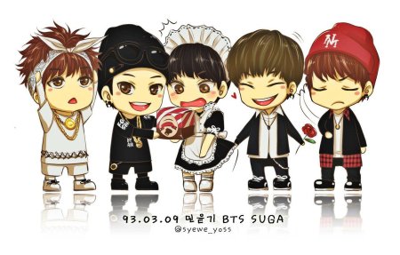 Группа BTS Чиби