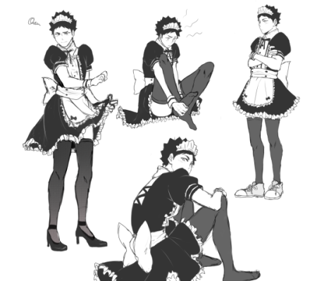 Иваизуми хаджиме горничная