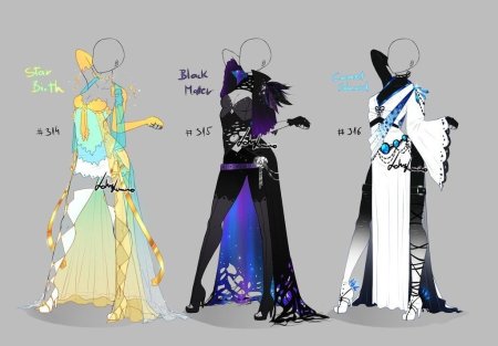Аниме outfit Design by LOTUSLUMINO