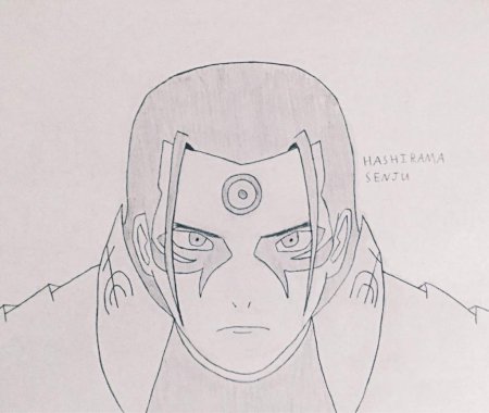 Хаширама Сенджу для срисовки