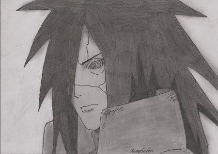 Мадара Учиха для срисовки