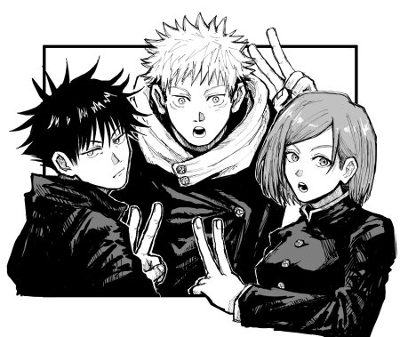 Jujutsu Kaisen Итадори и кугисаки