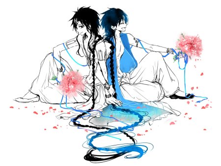 Аниме маги алладин и Соломон