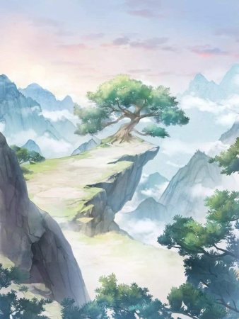 Горы из аниме