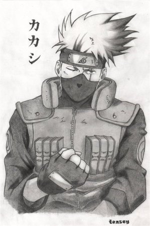 Рисунки аниме Наруто Какаси