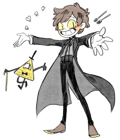 Гравити Фолз Билл Сайфер человек