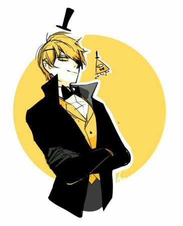 Раскраска Гравити Фолз Билл человек