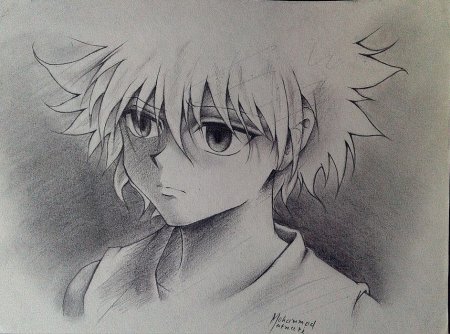 Киллуа срисовать