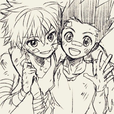 Раскраска аниме Хантер х Хантер Киллуа