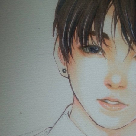 БТС рисунки аниме Чонгук