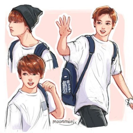 БТС Чимин Чонгук Тэхен арт