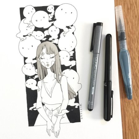 Скетчбук. Аниме