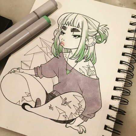 Рисунки для скетчбука аниме