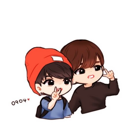 Чонгук и Тэхен Чиби