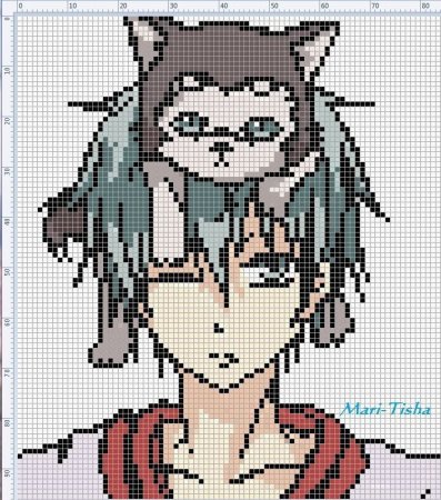 Баскетбол Куроко вышивка крестом схемы