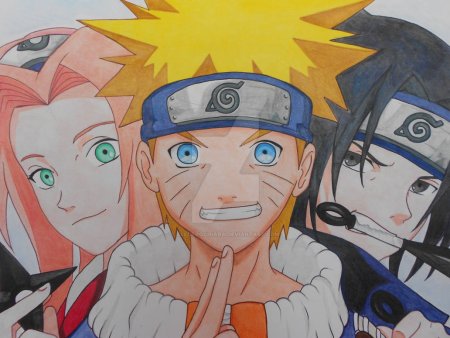 Стиль Наруто для рисования