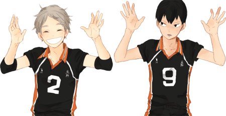 Haikyuu Сугавара в полный рост