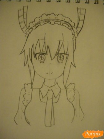 Кобаяши карандашом