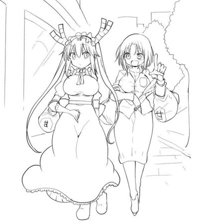 Дракон-горничная Кобаяши-Сан