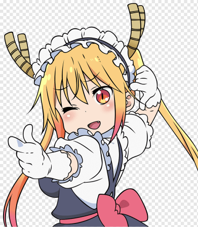 Аниме горничная Кобаяши