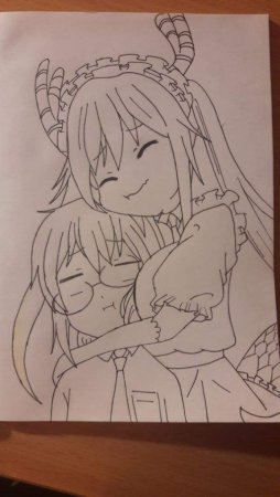 Тору карандашом аниме