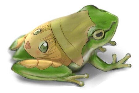 Аниме лягушка