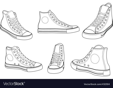 Кроссовок с разных ракурсов