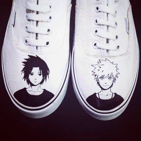 Кеды в стиле аниме