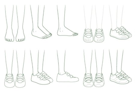 Кеды референс спереди