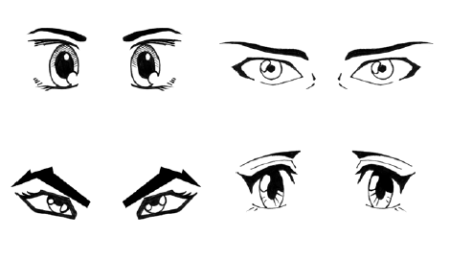 Аниме глаза парня