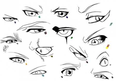 Блич глаза персонажей