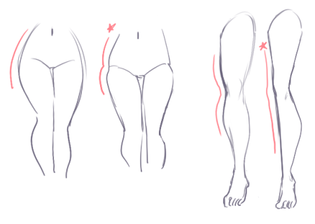 Аниме стройные ноги