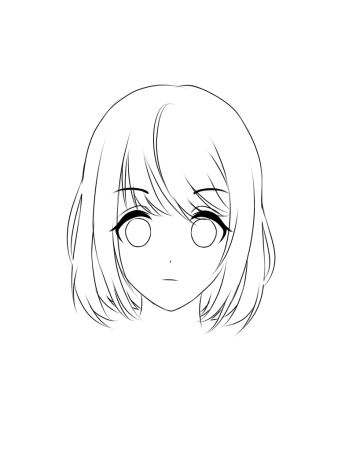 Аниме лицо