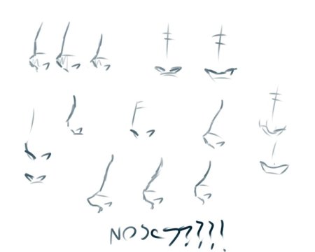 Аниме носы ракурс сбоку