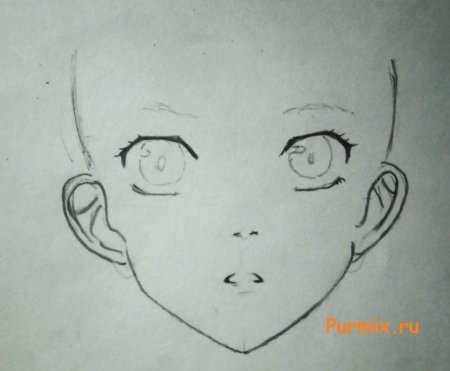 Аниме нос карандашом