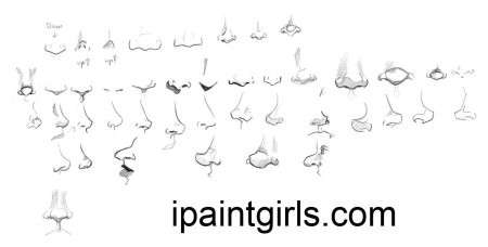 Аниме нос в профиль