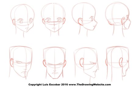 Аниме нос по этапно