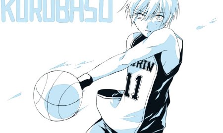 Раскраска баскетбол Куроко Тецуя
