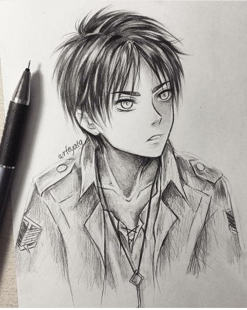 Атака титанов Эрен сривока