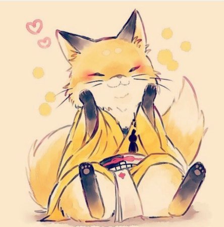 Милые лисички аниме