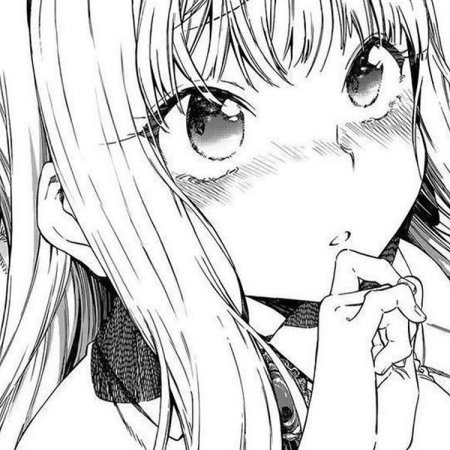 Аниме черно белое