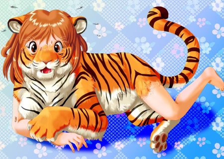 Тигренок девочка