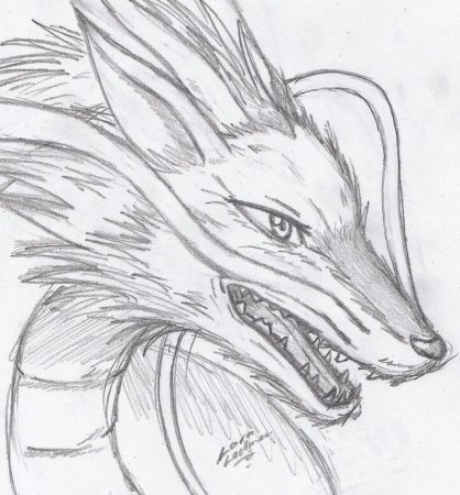 Хаку Унесенные призраками дракон скетч