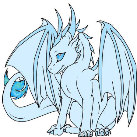 Раскраски аниме драконы